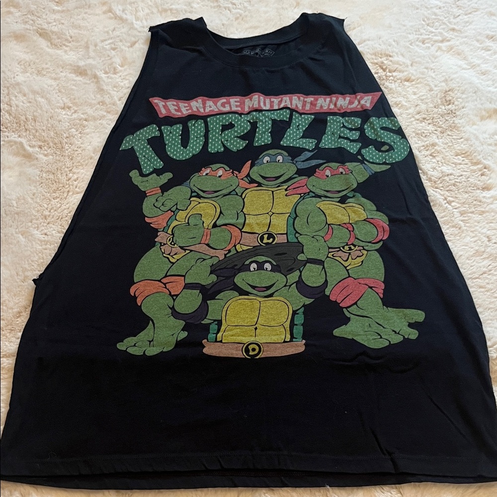 Teenage Mutant Ninja Turtles Black Tank Top